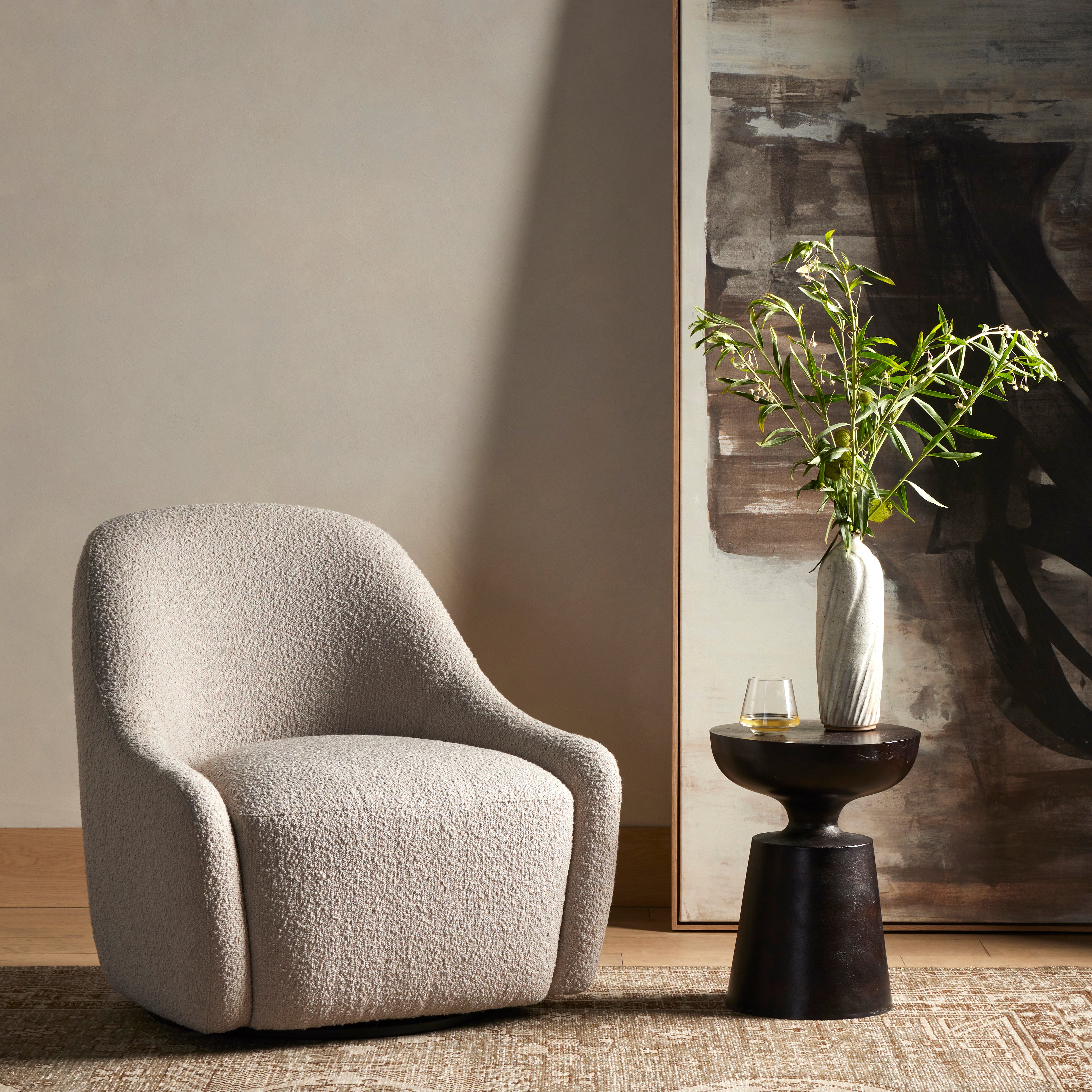 Levi Swivel Chair | Four Hands