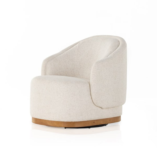 Martine Swivel Chair-Omari Natural swivel chair Four Hands     Four Hands, Mid Century Modern Furniture, Old Bones Furniture Company, Old Bones Co, Modern Mid Century, Designer Furniture, https://www.oldbonesco.com/