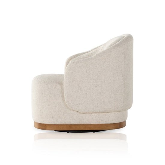 Martine Swivel Chair-Omari Natural swivel chair Four Hands     Four Hands, Mid Century Modern Furniture, Old Bones Furniture Company, Old Bones Co, Modern Mid Century, Designer Furniture, https://www.oldbonesco.com/