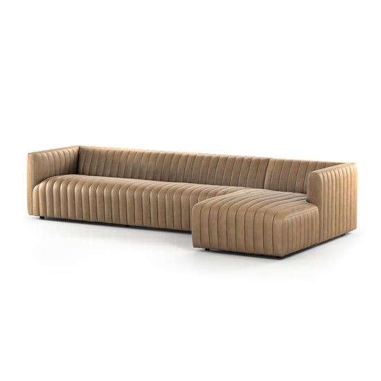 Augustine 2-pc Sectional 126" / Right Arm Facing / Palermo DriftSectionals Four Hands  126" Right Arm Facing Palermo Drift Four Hands, Burke Decor, Mid Century Modern Furniture, Old Bones Furniture Company, Old Bones Co, Modern Mid Century, Designer Furniture, https://www.oldbonesco.com/