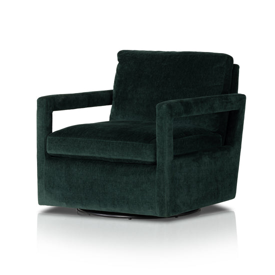 Olson Swivel Chair Emerald Worn VelvetSwivel Chair Four Hands  Emerald Worn Velvet   Four Hands, Mid Century Modern Furniture, Old Bones Furniture Company, Old Bones Co, Modern Mid Century, Designer Furniture, https://www.oldbonesco.com/