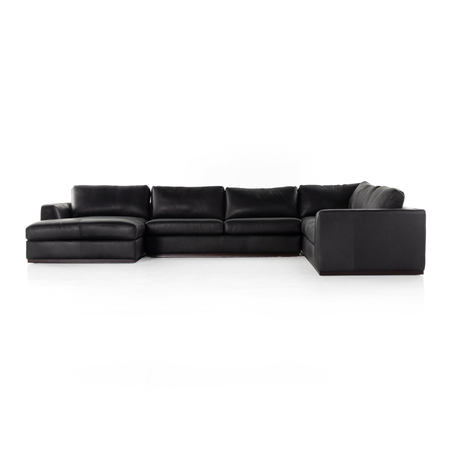 Load image into Gallery viewer, Colt 4-PC Sectional Heirloom Black / Left FacingSectional Four Hands  Heirloom Black Left Facing  Four Hands, Mid Century Modern Furniture, Old Bones Furniture Company, Old Bones Co, Modern Mid Century, Designer Furniture, https://www.oldbonesco.com/
