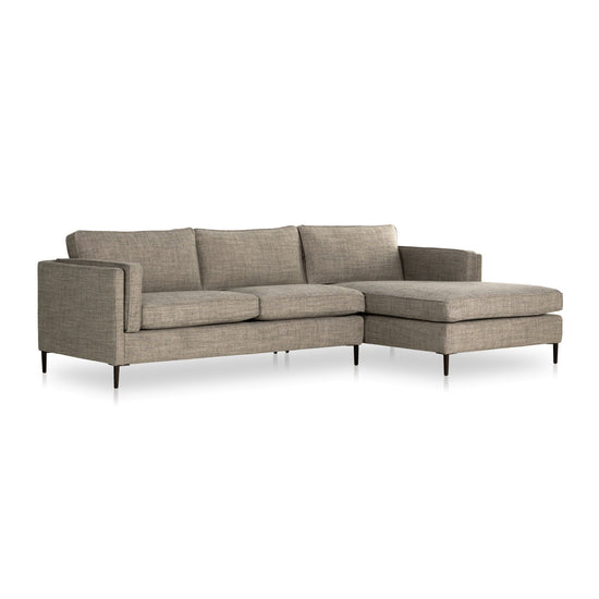 Emery 2pc Sectional Thames Coal / Right FacingSectiona Sofa Four Hands  Thames Coal Right Facing  Four Hands, Mid Century Modern Furniture, Old Bones Furniture Company, Old Bones Co, Modern Mid Century, Designer Furniture, https://www.oldbonesco.com/