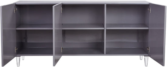 Andros Grey Lacquer Buffet Buffet TOV Furniture     Four Hands, Burke Decor, Mid Century Modern Furniture, Old Bones Furniture Company, Old Bones Co, Modern Mid Century, Designer Furniture, https://www.oldbonesco.com/