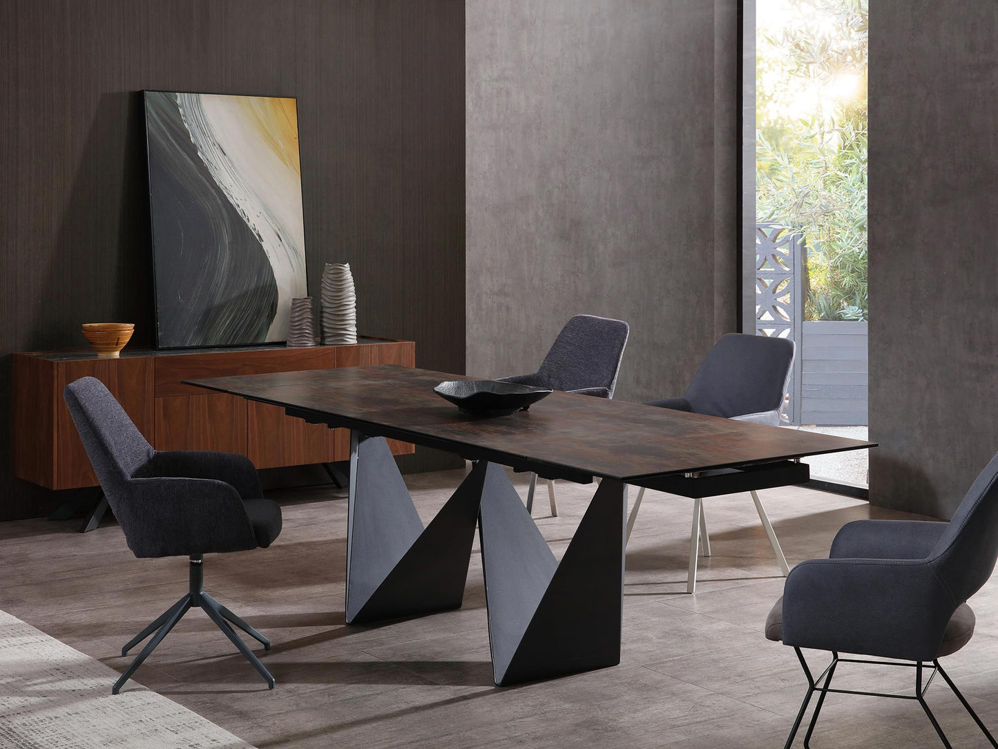 Jack Extendable Dining Table Dining Table Whiteline     Four Hands, Burke Decor, Mid Century Modern Furniture, Old Bones Furniture Company, Old Bones Co, Modern Mid Century, Designer Furniture, https://www.oldbonesco.com/