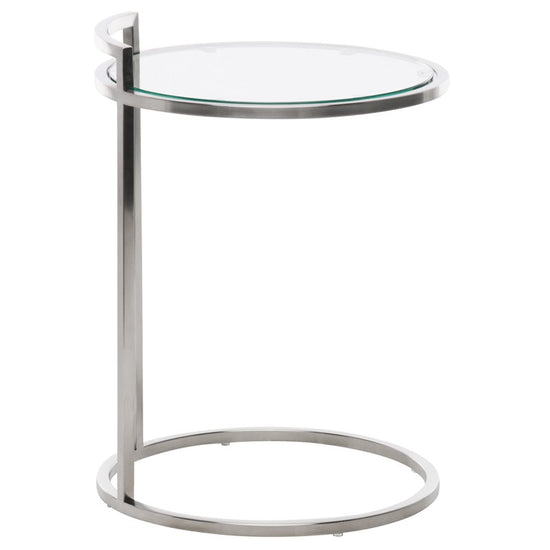Load image into Gallery viewer, Lily Clear Glass Side Table Side Table Nuevo     Four Hands, Burke Decor, Mid Century Modern Furniture, Old Bones Furniture Company, Old Bones Co, Modern Mid Century, Designer Furniture, https://www.oldbonesco.com/

