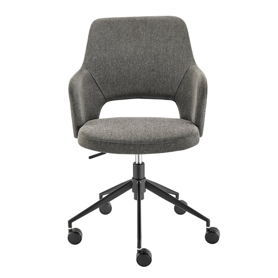 Darcie Office Chair Charcoal/BlackOffice Chairs Eurostyle  Charcoal/Black   Four Hands, Mid Century Modern Furniture, Old Bones Furniture Company, Old Bones Co, Modern Mid Century, Designer Furniture, https://www.oldbonesco.com/