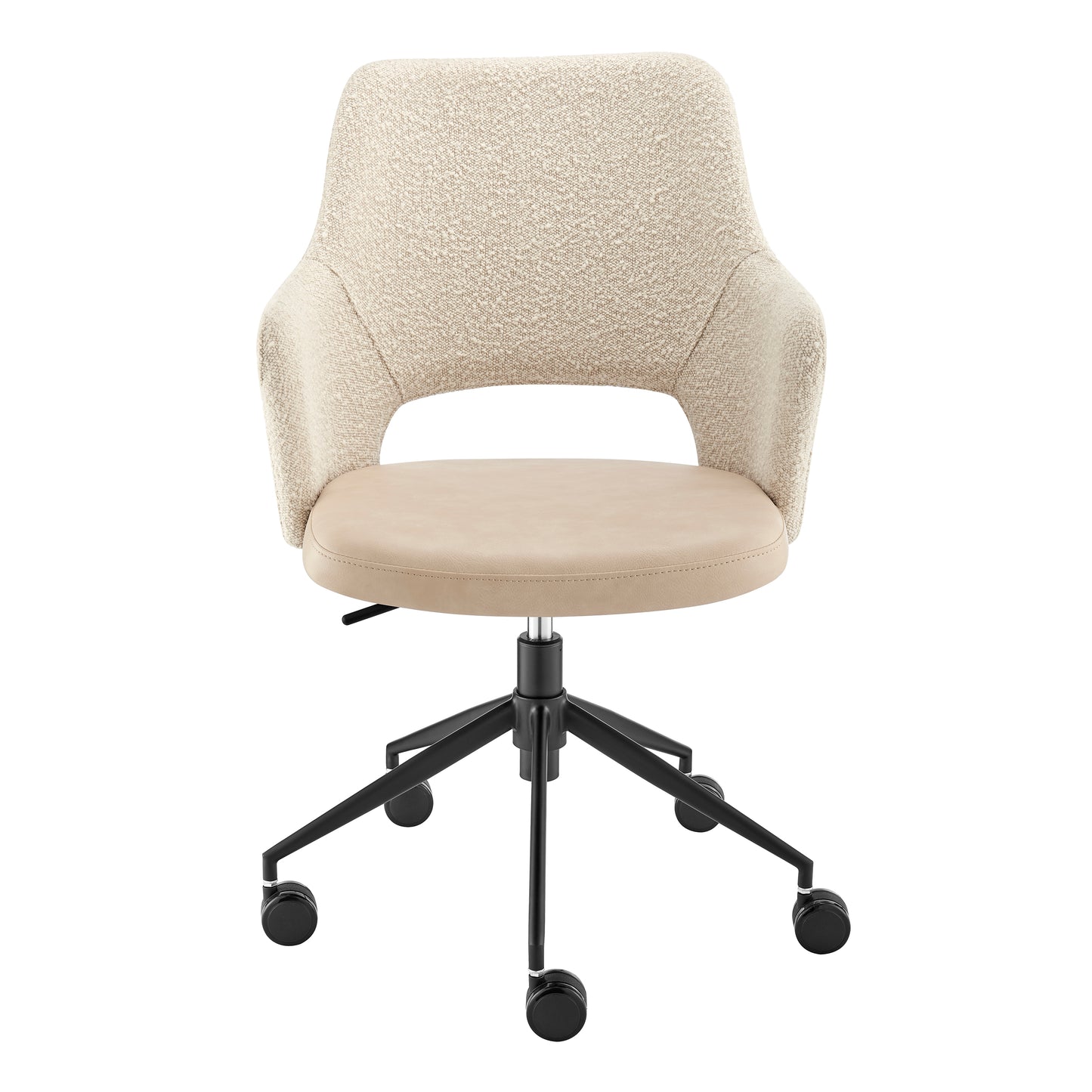 Darcie Office Chair Ivory/BlackOffice Chairs Eurostyle  Ivory/Black   Four Hands, Mid Century Modern Furniture, Old Bones Furniture Company, Old Bones Co, Modern Mid Century, Designer Furniture, https://www.oldbonesco.com/