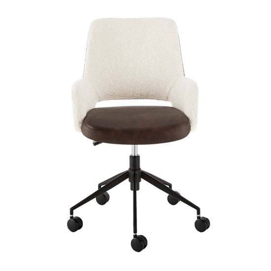 Desi Office Chair Non-Tilt/IvoryOffice Chairs Eurostyle  Non-Tilt/Ivory   Four Hands, Mid Century Modern Furniture, Old Bones Furniture Company, Old Bones Co, Modern Mid Century, Designer Furniture, https://www.oldbonesco.com/