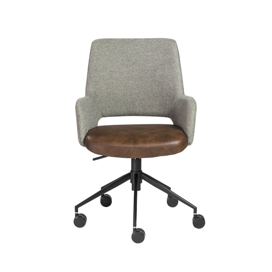 Load image into Gallery viewer, Desi Office Chair Non-Tilt/Light BrownOffice Chairs Eurostyle  Non-Tilt/Light Brown   Four Hands, Mid Century Modern Furniture, Old Bones Furniture Company, Old Bones Co, Modern Mid Century, Designer Furniture, https://www.oldbonesco.com/
