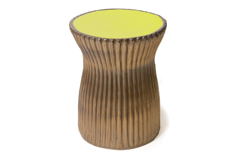 Ceramic Ridged Stool (Set of 2) End table Seasonal Living     Four Hands, Burke Decor, Mid Century Modern Furniture, Old Bones Furniture Company, Old Bones Co, Modern Mid Century, Designer Furniture, https://www.oldbonesco.com/