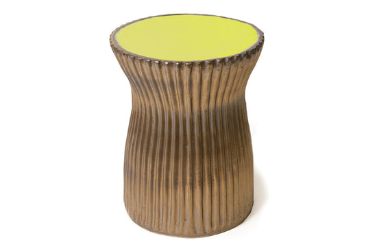 Ceramic Ridged Stool (Set of 2) End table Seasonal Living     Four Hands, Burke Decor, Mid Century Modern Furniture, Old Bones Furniture Company, Old Bones Co, Modern Mid Century, Designer Furniture, https://www.oldbonesco.com/