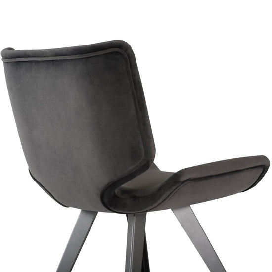 Astra Dining Chair - Shadow Grey Dining Chair Nuevo     Four Hands, Burke Decor, Mid Century Modern Furniture, Old Bones Furniture Company, Old Bones Co, Modern Mid Century, Designer Furniture, https://www.oldbonesco.com/