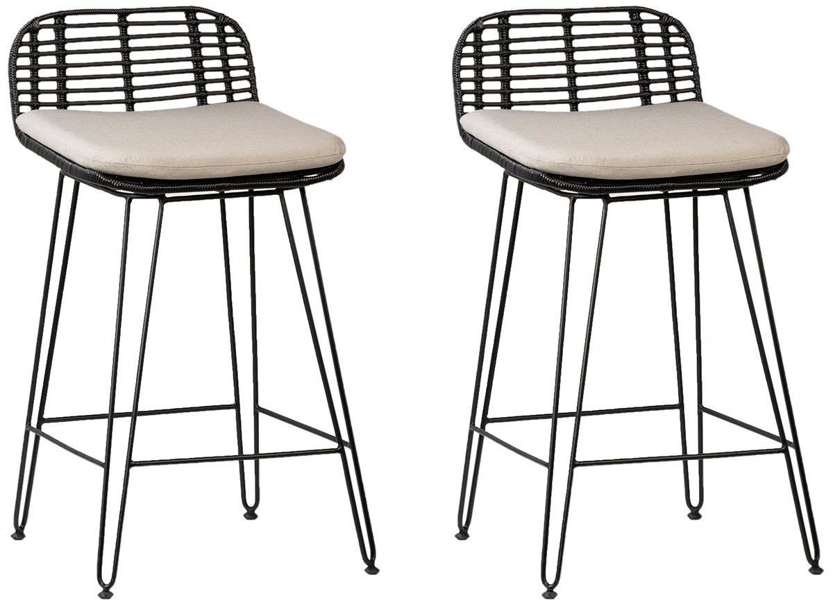 Bani Counterstool (Set of 2) Outdoor Chair Dovetail     Four Hands, Burke Decor, Mid Century Modern Furniture, Old Bones Furniture Company, Old Bones Co, Modern Mid Century, Designer Furniture, https://www.oldbonesco.com/