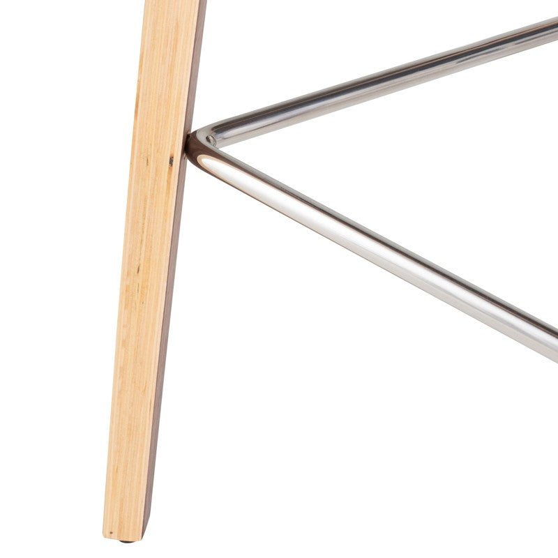 Satine Walnut Wood Counter Stool Counter Stool Nuevo     Four Hands, Burke Decor, Mid Century Modern Furniture, Old Bones Furniture Company, Old Bones Co, Modern Mid Century, Designer Furniture, https://www.oldbonesco.com/