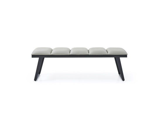 Ethan Bench Bench Whiteline     Four Hands, Burke Decor, Mid Century Modern Furniture, Old Bones Furniture Company, Old Bones Co, Modern Mid Century, Designer Furniture, https://www.oldbonesco.com/