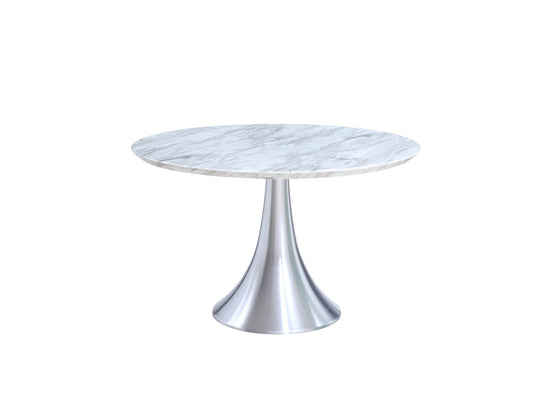 Flow Round Dining Table Dining Table Whiteline     Four Hands, Burke Decor, Mid Century Modern Furniture, Old Bones Furniture Company, Old Bones Co, Modern Mid Century, Designer Furniture, https://www.oldbonesco.com/