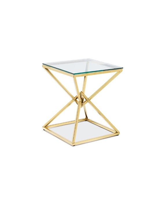 Chandler Side Table - polished Gold Steel Side Table Lievo     Four Hands, Burke Decor, Mid Century Modern Furniture, Old Bones Furniture Company, Old Bones Co, Modern Mid Century, Designer Furniture, https://www.oldbonesco.com/