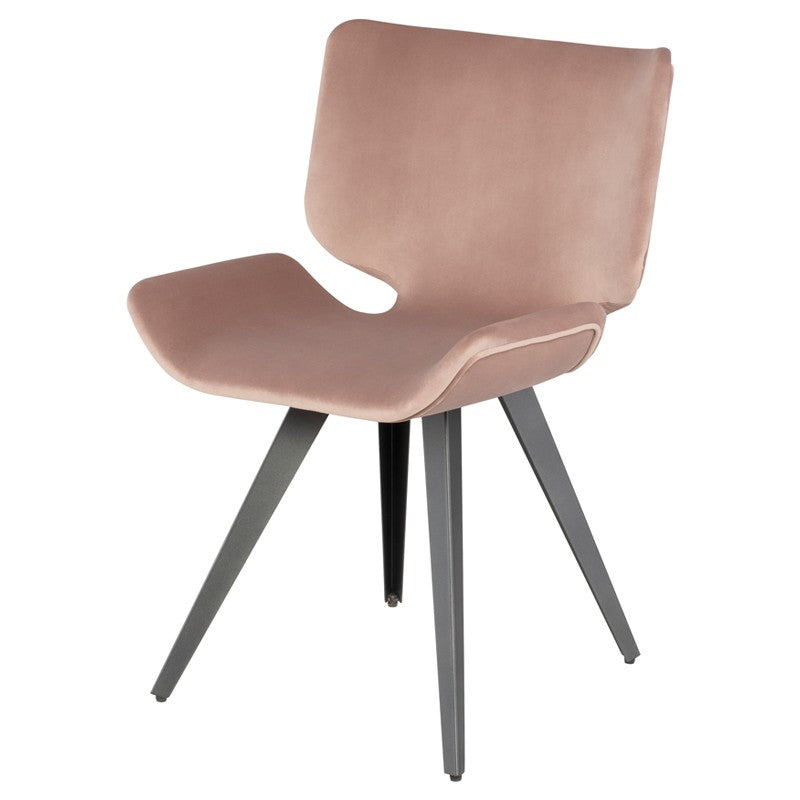 Astra Dining Blush Dining Chair Nuevo     Four Hands, Burke Decor, Mid Century Modern Furniture, Old Bones Furniture Company, Old Bones Co, Modern Mid Century, Designer Furniture, https://www.oldbonesco.com/
