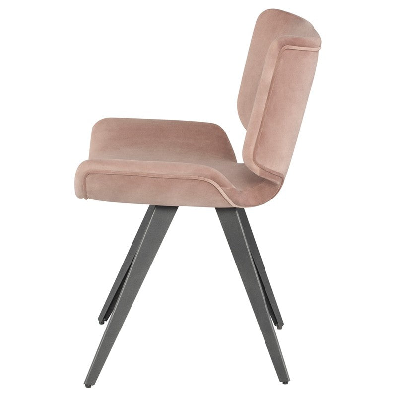Astra Dining Blush Dining Chair Nuevo     Four Hands, Burke Decor, Mid Century Modern Furniture, Old Bones Furniture Company, Old Bones Co, Modern Mid Century, Designer Furniture, https://www.oldbonesco.com/