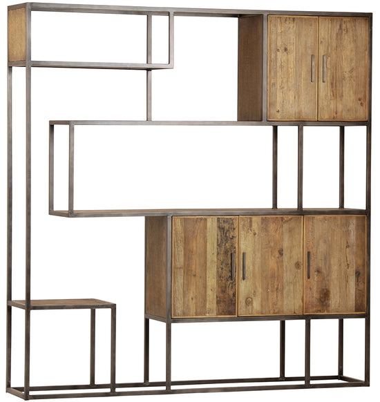 Load image into Gallery viewer, Lutz Wall Unit SHELVING Dovetail     Four Hands, Burke Decor, Mid Century Modern Furniture, Old Bones Furniture Company, Old Bones Co, Modern Mid Century, Designer Furniture, https://www.oldbonesco.com/
