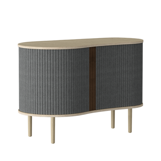 Audacious Cabinet - Light Oak - Slate Grey Cabinets & Storage Umage     Four Hands, Burke Decor, Mid Century Modern Furniture, Old Bones Furniture Company, Old Bones Co, Modern Mid Century, Designer Furniture, https://www.oldbonesco.com/