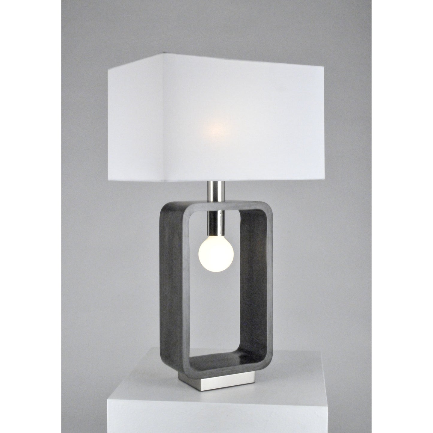 Tracey Table Lamp Charcoal Gray LIGHTING Nova of California     Four Hands, Burke Decor, Mid Century Modern Furniture, Old Bones Furniture Company, Old Bones Co, Modern Mid Century, Designer Furniture, https://www.oldbonesco.com/