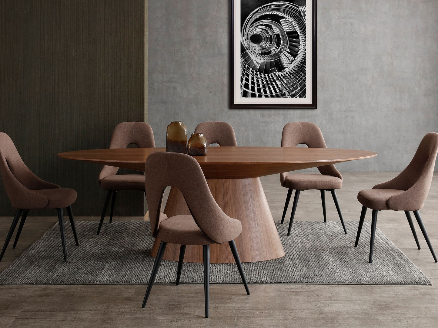 Load image into Gallery viewer, Bruno Dining Table Dining Table Whiteline     Four Hands, Burke Decor, Mid Century Modern Furniture, Old Bones Furniture Company, Old Bones Co, Modern Mid Century, Designer Furniture, https://www.oldbonesco.com/
