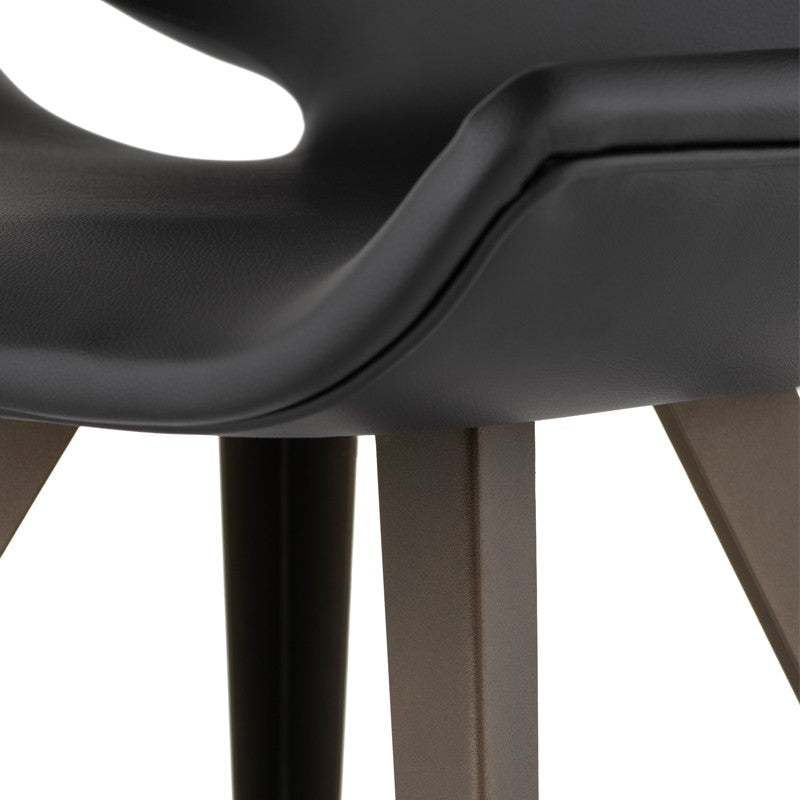 Load image into Gallery viewer, Astra Dining Chair - Black Dining Chair Nuevo     Four Hands, Burke Decor, Mid Century Modern Furniture, Old Bones Furniture Company, Old Bones Co, Modern Mid Century, Designer Furniture, https://www.oldbonesco.com/
