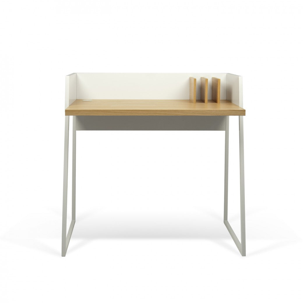 Volga Desk White/OakDesk Temahome  White/Oak   Four Hands, Burke Decor, Mid Century Modern Furniture, Old Bones Furniture Company, Old Bones Co, Modern Mid Century, Designer Furniture, https://www.oldbonesco.com/