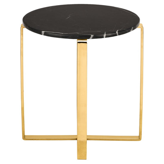 Rosa Black Stone Side Table TABLE Nuevo     Four Hands, Burke Decor, Mid Century Modern Furniture, Old Bones Furniture Company, Old Bones Co, Modern Mid Century, Designer Furniture, https://www.oldbonesco.com/