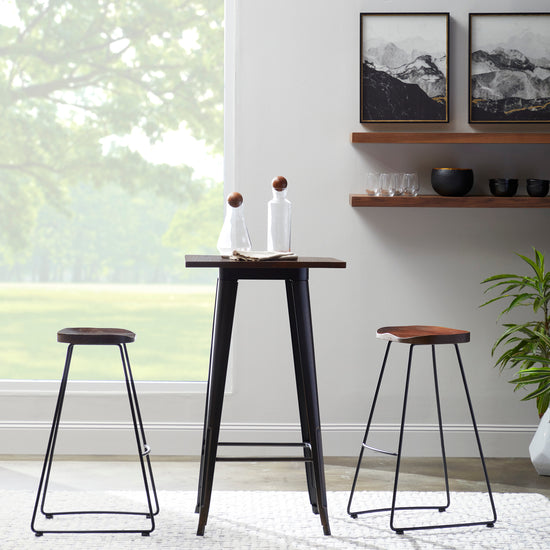 Load image into Gallery viewer, Antero Stool - Set of 2 BAR AND COUNTER STOOL Eurostyle     Four Hands, Mid Century Modern Furniture, Old Bones Furniture Company, Old Bones Co, Modern Mid Century, Designer Furniture, https://www.oldbonesco.com/
