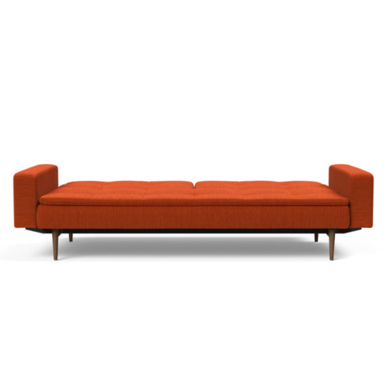 Dublexo Styletto Sofa Bed Dark Wood With Arms Daybed INNOVATION     Four Hands, Burke Decor, Mid Century Modern Furniture, Old Bones Furniture Company, Old Bones Co, Modern Mid Century, Designer Furniture, https://www.oldbonesco.com/
