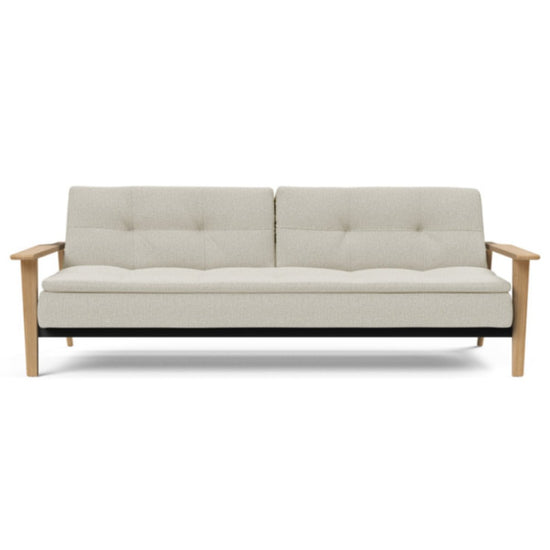 Dublexo Frej Sofa Bed Oak 527 Mixed Dance NaturalSofa Beds INNOVATION  527 Mixed Dance Natural   Four Hands, Burke Decor, Mid Century Modern Furniture, Old Bones Furniture Company, Old Bones Co, Modern Mid Century, Designer Furniture, https://www.oldbonesco.com/