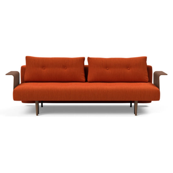 Recast Plus Sofa Bed Dark Styletto With Arms 506 Elegance PaprikaDaybed INNOVATION  506 Elegance Paprika   Four Hands, Burke Decor, Mid Century Modern Furniture, Old Bones Furniture Company, Old Bones Co, Modern Mid Century, Designer Furniture, https://www.oldbonesco.com/