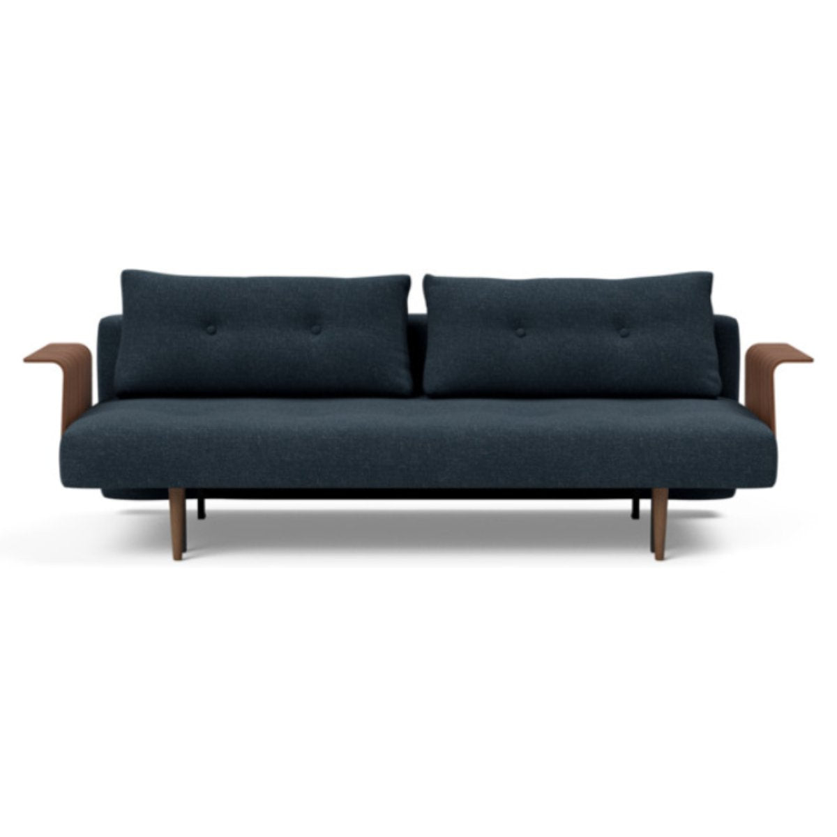 Recast Plus Sofa Bed Dark Styletto With Arms 515 Nist BlueDaybed INNOVATION  515 Nist Blue   Four Hands, Burke Decor, Mid Century Modern Furniture, Old Bones Furniture Company, Old Bones Co, Modern Mid Century, Designer Furniture, https://www.oldbonesco.com/