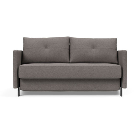 Load image into Gallery viewer, Cubed Full Size Sofa Bed With Arms 521 Mixed Dance GreySofa Beds INNOVATION  521 Mixed Dance Grey   Four Hands, Burke Decor, Mid Century Modern Furniture, Old Bones Furniture Company, Old Bones Co, Modern Mid Century, Designer Furniture, https://www.oldbonesco.com/
