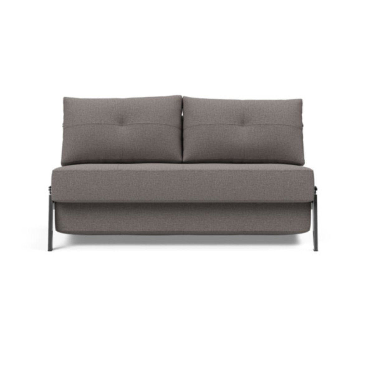 Load image into Gallery viewer, Cubed Full Size Sofa Bed With Chrome Legs 521 Mixed Dance GreySofa Beds INNOVATION  521 Mixed Dance Grey   Four Hands, Burke Decor, Mid Century Modern Furniture, Old Bones Furniture Company, Old Bones Co, Modern Mid Century, Designer Furniture, https://www.oldbonesco.com/
