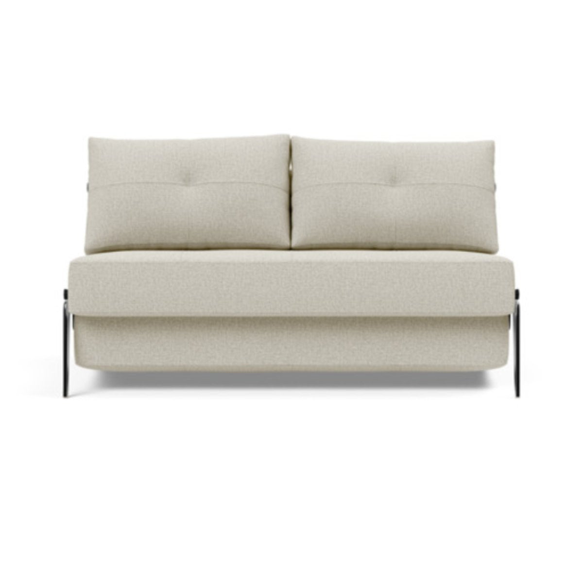 Cubed Full Size Sofa Bed With Alu Legs 527 Mixed Dance NaturalSofa Beds INNOVATION  527 Mixed Dance Natural   Four Hands, Burke Decor, Mid Century Modern Furniture, Old Bones Furniture Company, Old Bones Co, Modern Mid Century, Designer Furniture, https://www.oldbonesco.com/