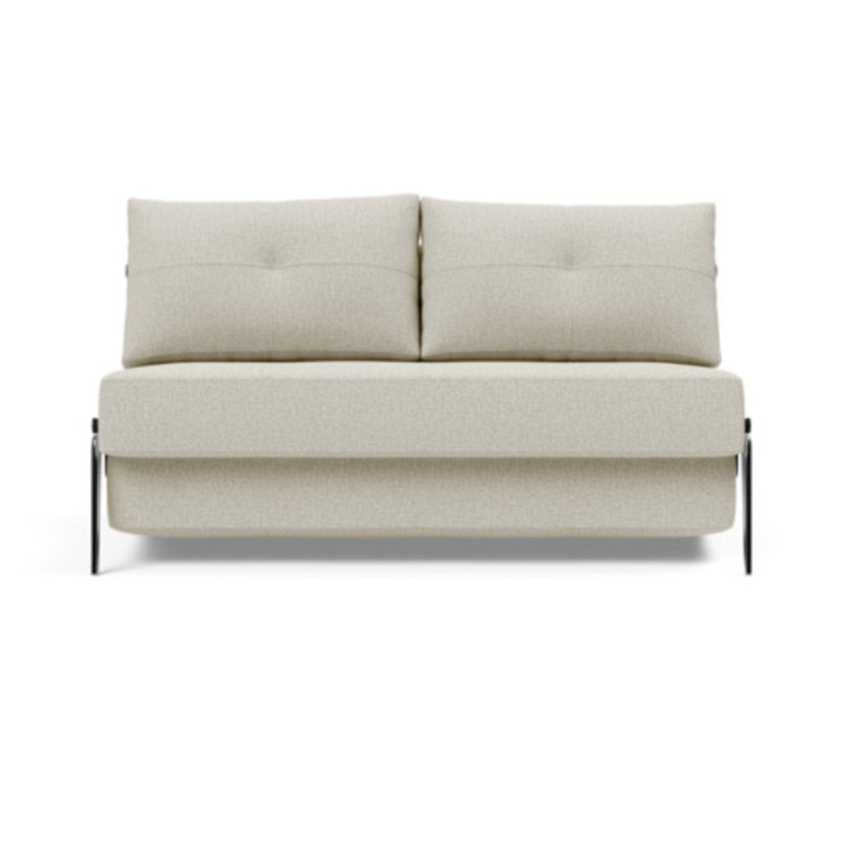Load image into Gallery viewer, Cubed Full Size Sofa Bed With Alu Legs 527 Mixed Dance NaturalSofa Beds INNOVATION  527 Mixed Dance Natural   Four Hands, Burke Decor, Mid Century Modern Furniture, Old Bones Furniture Company, Old Bones Co, Modern Mid Century, Designer Furniture, https://www.oldbonesco.com/
