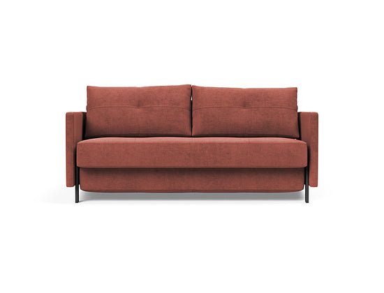 Cubed Queen Size Sofa Bed With Arms 317 Cordufine RustSofa Beds INNOVATION  317 Cordufine Rust   Four Hands, Burke Decor, Mid Century Modern Furniture, Old Bones Furniture Company, Old Bones Co, Modern Mid Century, Designer Furniture, https://www.oldbonesco.com/