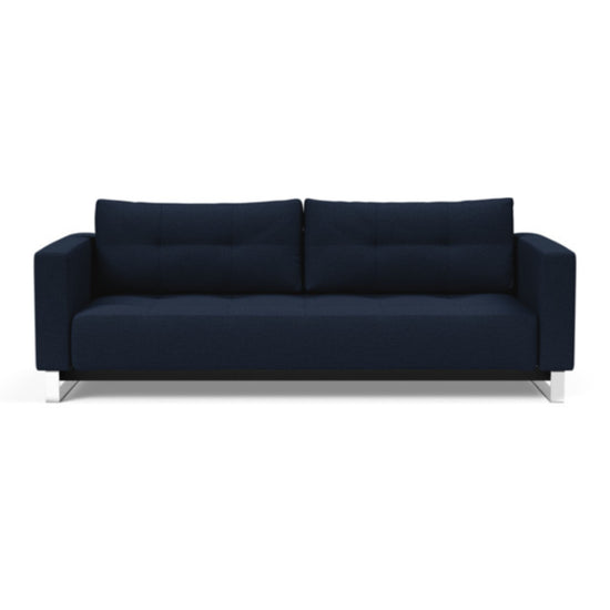 Cassius D.e.l. Sofa Bed 528 Mixed Dance BlueSleeper sofa INNOVATION  528 Mixed Dance Blue   Four Hands, Burke Decor, Mid Century Modern Furniture, Old Bones Furniture Company, Old Bones Co, Modern Mid Century, Designer Furniture, https://www.oldbonesco.com/