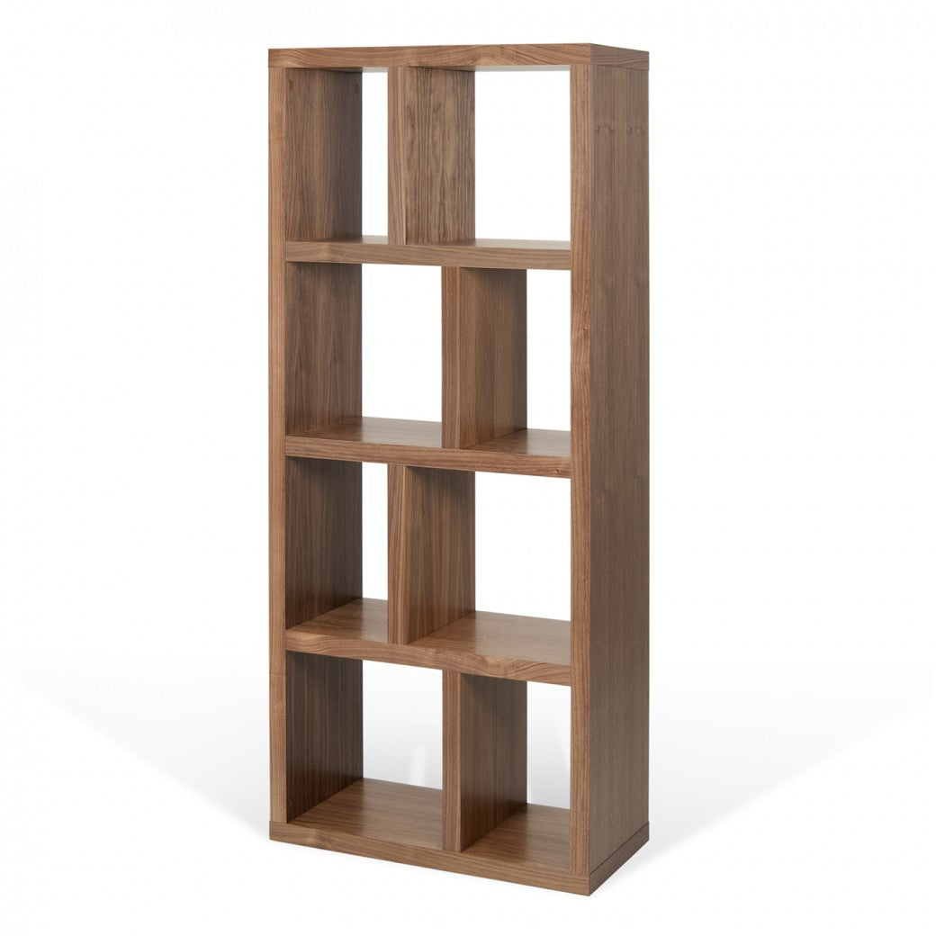 Berlin Bookcase 4 Levels - 70 WalnutBookshelf Temahome  Walnut   Four Hands, Burke Decor, Mid Century Modern Furniture, Old Bones Furniture Company, Old Bones Co, Modern Mid Century, Designer Furniture, https://www.oldbonesco.com/