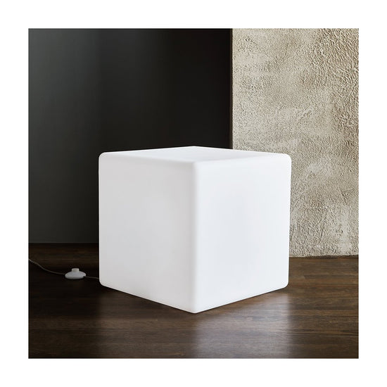 Lightbox 2 Led Lamp - White Floor Lamp Gus*     Four Hands, Burke Decor, Mid Century Modern Furniture, Old Bones Furniture Company, Old Bones Co, Modern Mid Century, Designer Furniture, https://www.oldbonesco.com/