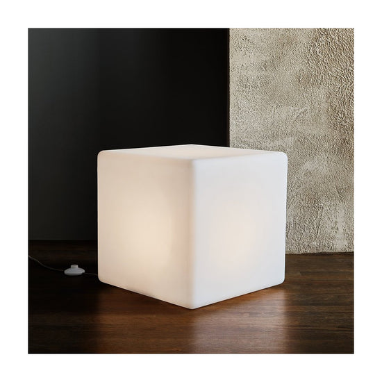 Lightbox 2 Led Lamp - White Floor Lamp Gus*     Four Hands, Burke Decor, Mid Century Modern Furniture, Old Bones Furniture Company, Old Bones Co, Modern Mid Century, Designer Furniture, https://www.oldbonesco.com/