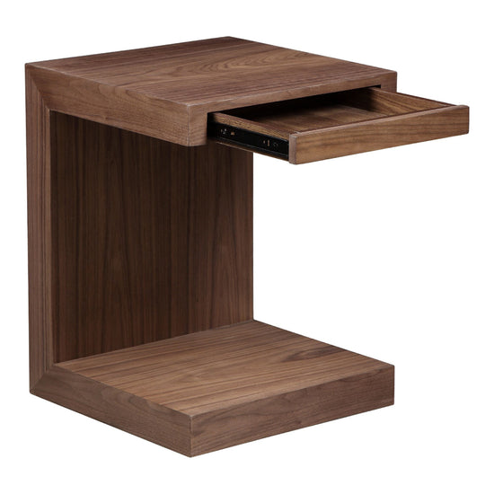 Zio Sidetable Walnut Accent Tables Moe's     Four Hands, Burke Decor, Mid Century Modern Furniture, Old Bones Furniture Company, Old Bones Co, Modern Mid Century, Designer Furniture, https://www.oldbonesco.com/