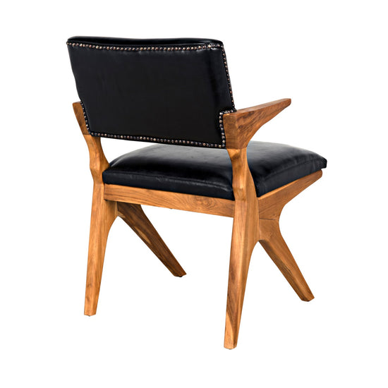 Load image into Gallery viewer, Noir Dolores Chair dining chair Noir Trading     Four Hands, Burke Decor, Mid Century Modern Furniture, Old Bones Furniture Company, Old Bones Co, Modern Mid Century, Designer Furniture, https://www.oldbonesco.com/
