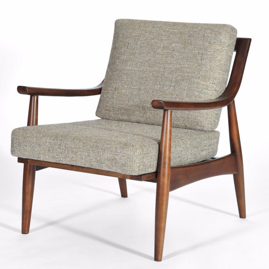 Load image into Gallery viewer, Adam Chair, Medium Walnut Mineral Gingko Home Furnishings  Mineral   Four Hands, Burke Decor, Mid Century Modern Furniture, Old Bones Furniture Company, Old Bones Co, Modern Mid Century, Designer Furniture, https://www.oldbonesco.com/

