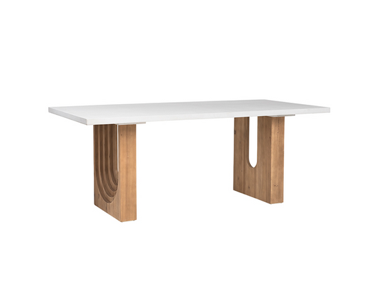 Load image into Gallery viewer, Alessio Dining Table Dining Table Dovetail     Four Hands, Mid Century Modern Furniture, Old Bones Furniture Company, Old Bones Co, Modern Mid Century, Designer Furniture, https://www.oldbonesco.com/
