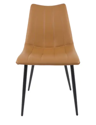 Load image into Gallery viewer, Alibi Dining Chair-M2 (Set of 2) TanDining Chair Moe&amp;#39;s  Tan   Four Hands, Mid Century Modern Furniture, Old Bones Furniture Company, Old Bones Co, Modern Mid Century, Designer Furniture, https://www.oldbonesco.com/
